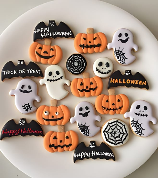 Ghastly Greetings Cookies, Halloween