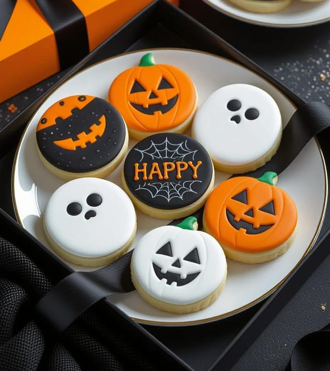 Ghostly Greetings Cookies, Halloween