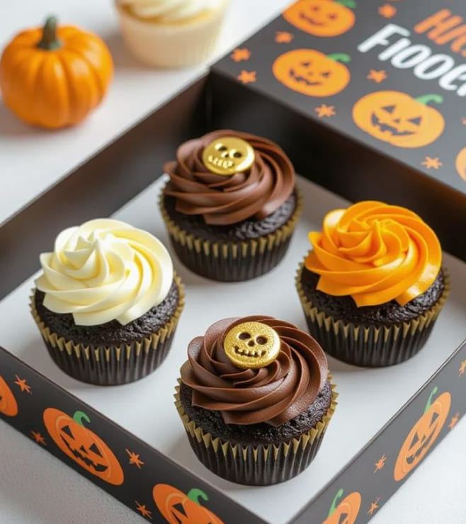 Gilded Shadows Cupcakes