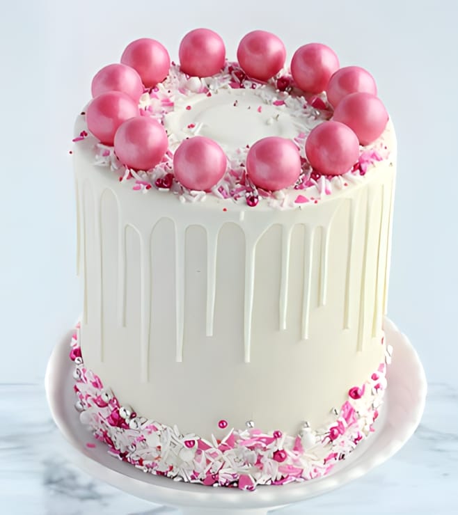 Glamorously Sprinkled Cake