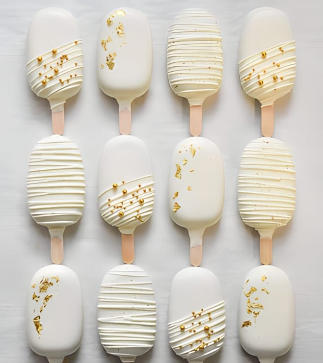 Gleaming Glamour Cake Pops, Birthday Cakes