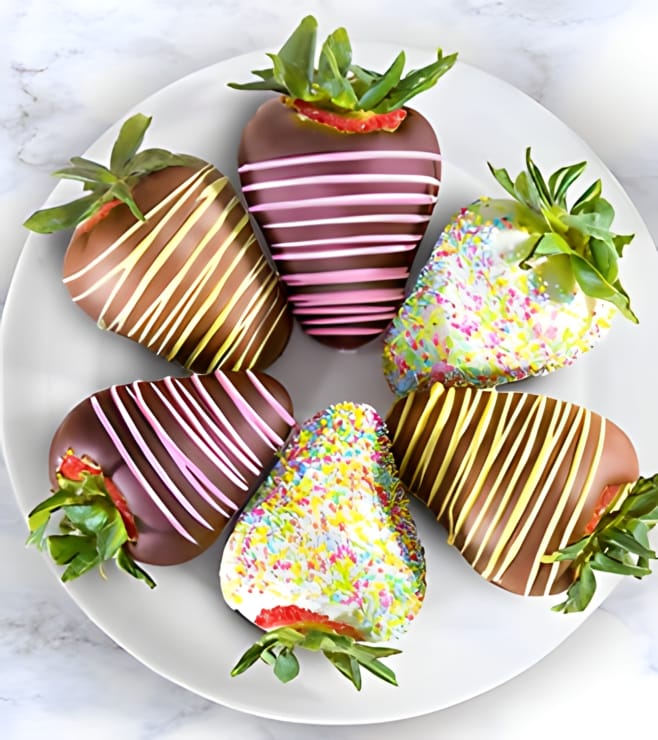 Glistening Cheerful Strawberries