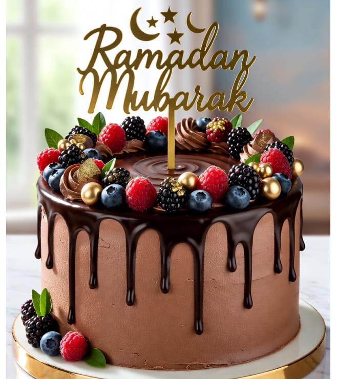 Glossy Berry Indulgence Cake