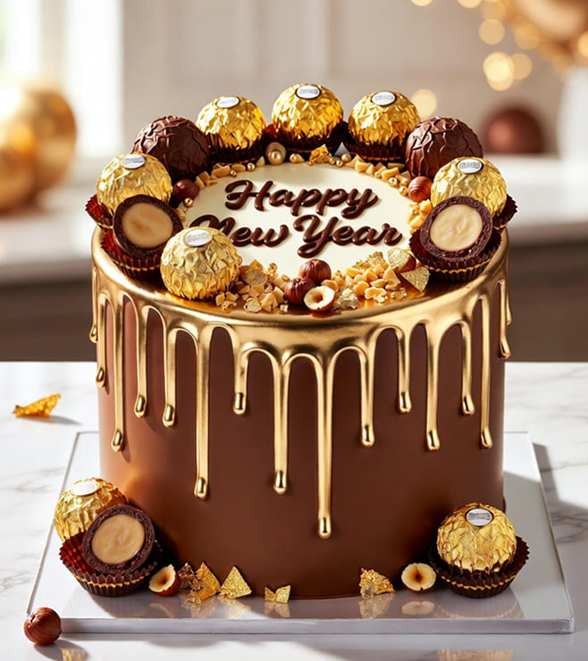 Golden Continuum Cake