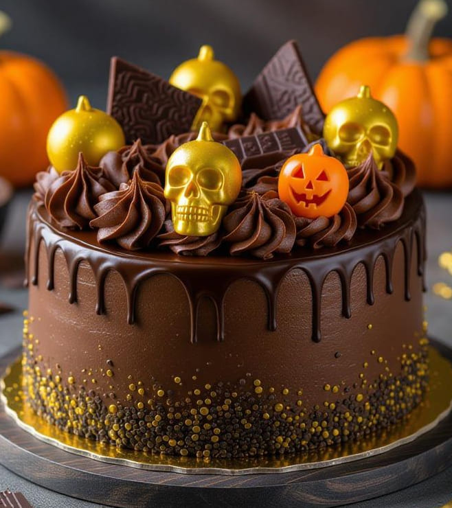 Golden Hollow Cake, Halloween