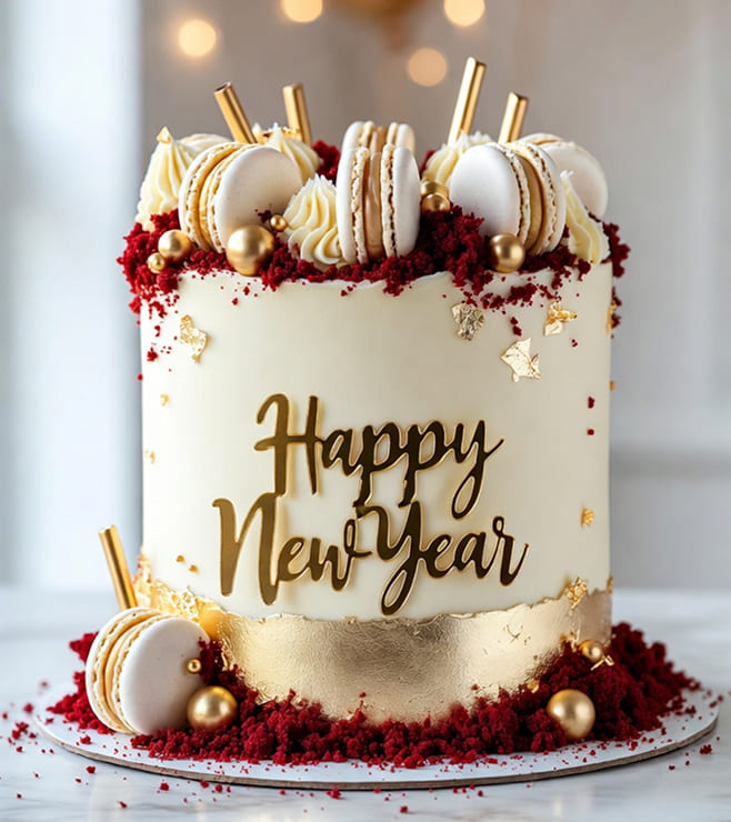 Golden Sovereign Cake, New Year Gifts