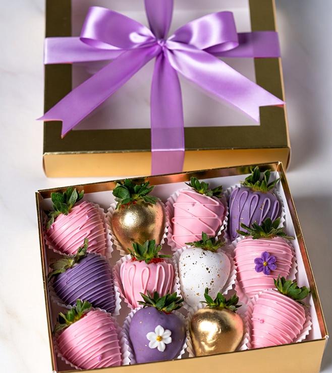 Golden Sweet Dipped Strawberries