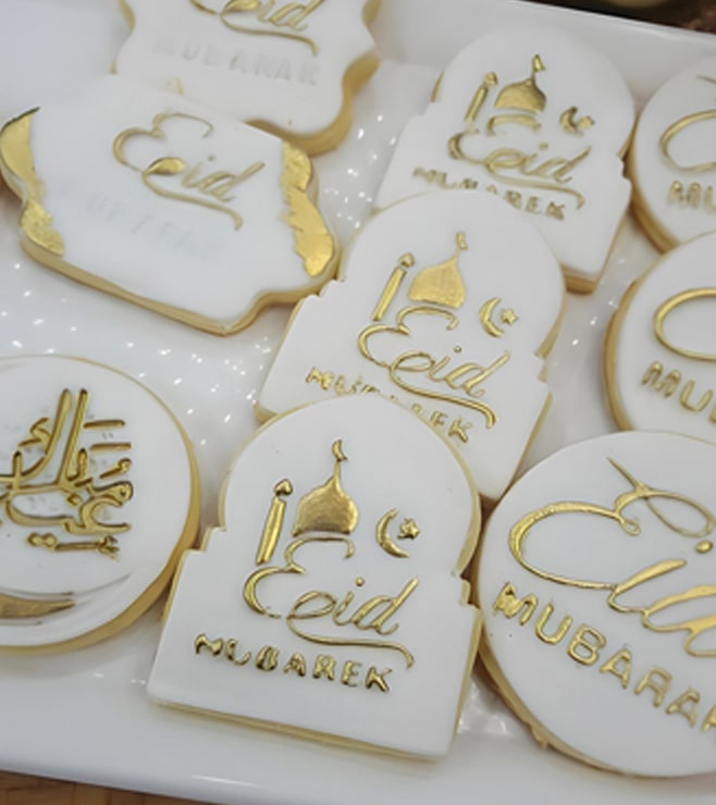 Golden Glow Eid Cookies