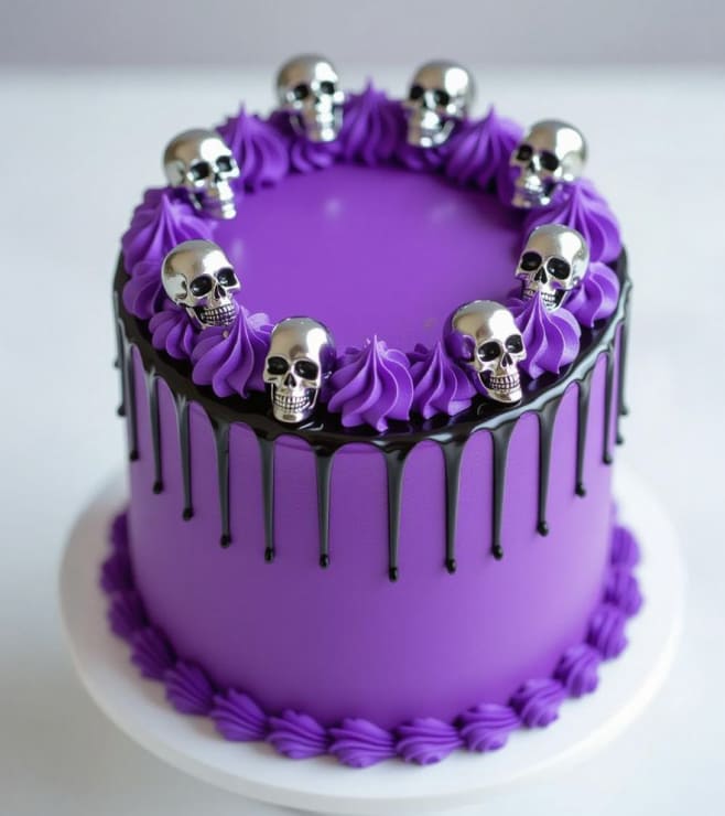 Gothic Glimmer Cake
