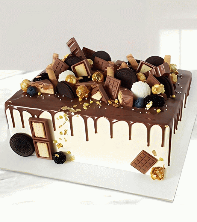 Grand Birthday Chocolate Cake