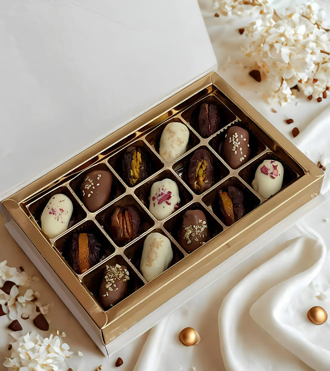 Handcrafted Dipped Dates, Dates & Sweets