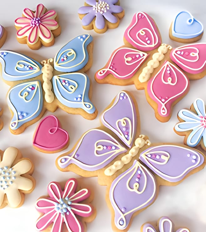 Happy Butterfly 10 Cookies