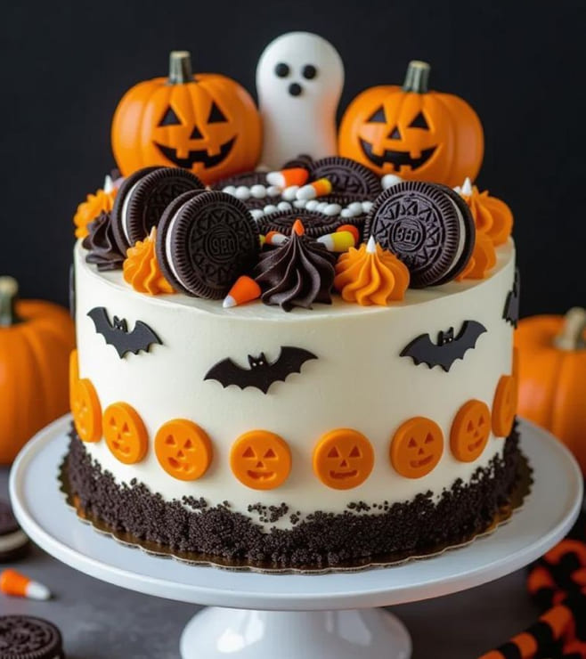 Haunted Crunch Cake