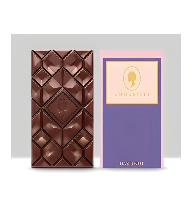 Large Hazelnut Chocolate Bar By Annabelle, Chocolates