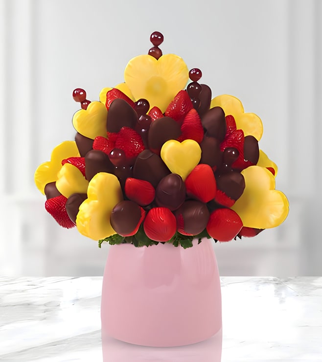 Heartwarming Fruit Bouquet, Fruit Baskets