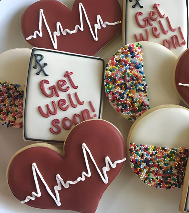 Heartwarming Get Well Cookies, Get Well