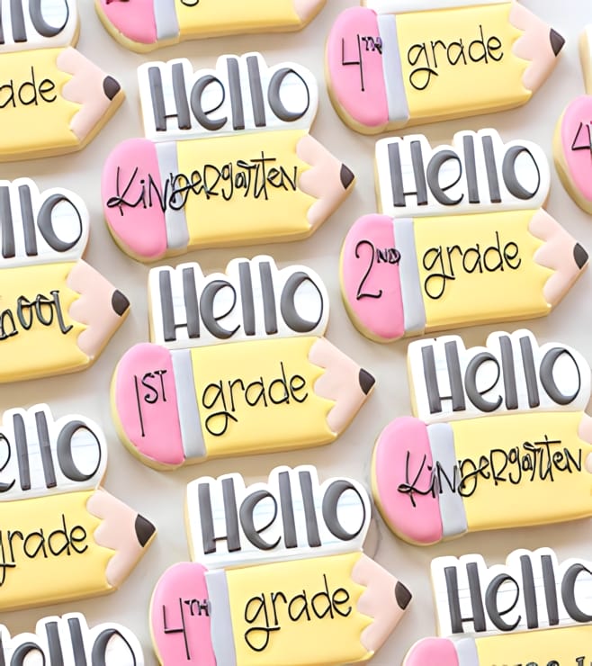 Hello Pencil Cookies