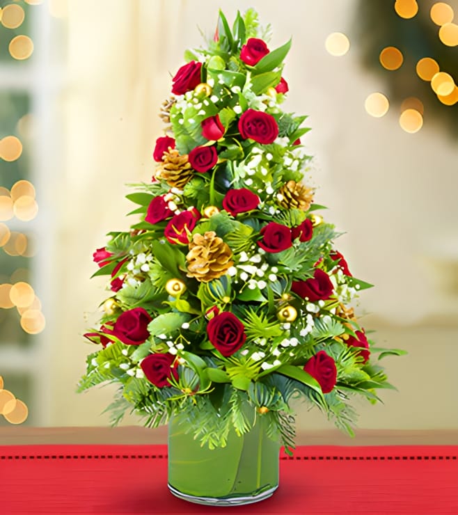 Christmas Flower Tree