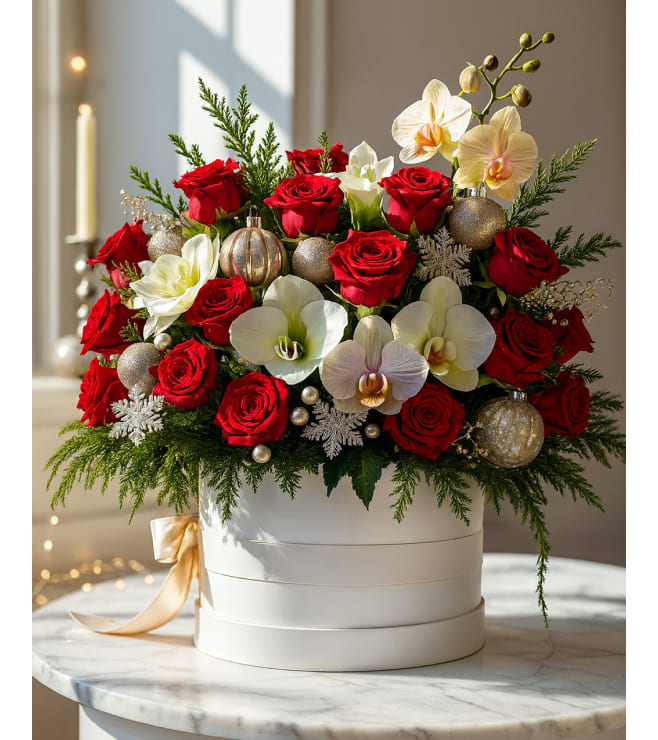 Holiday Opulence Hatbox, Christmas Gifts