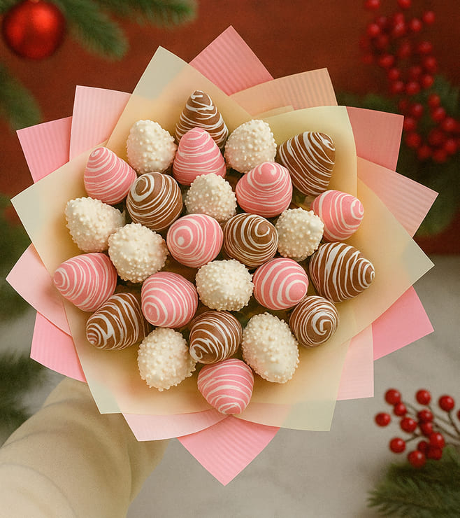 Holiday Signature Dipped Strawberries, Christmas Gifts