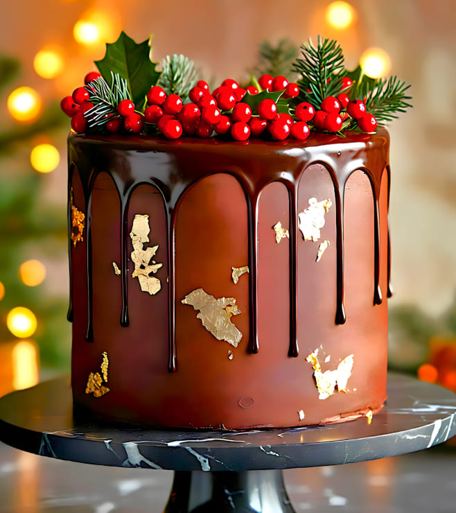 Holly Gold Leaf Elegance, Christmas Gifts