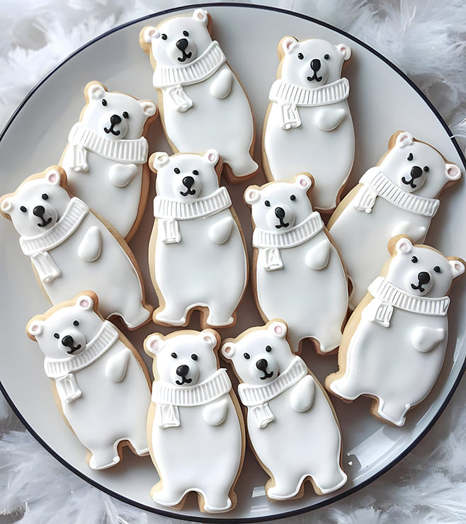 Holly Snow Cookies, Christmas Gifts