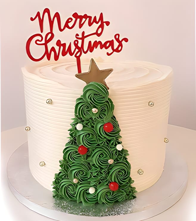 Holly-Jolly Chrsistmas Cake, Christmas Cakes