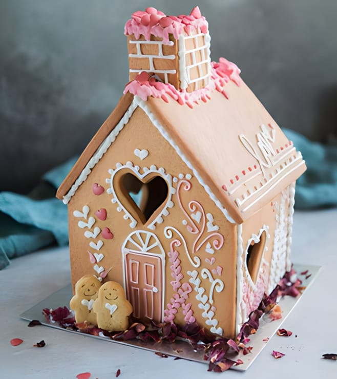 Holly Jolly Gingerbread House