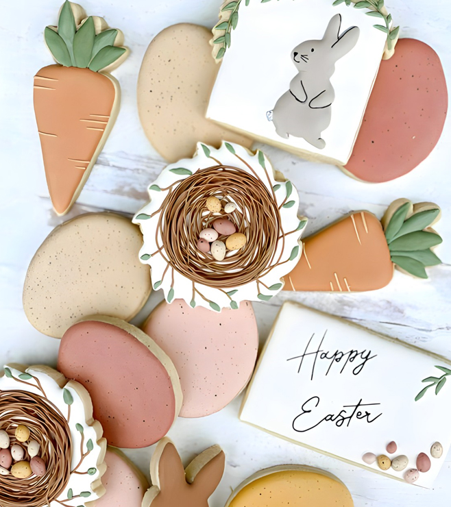 Hoppy Carrot Cookies, Easter