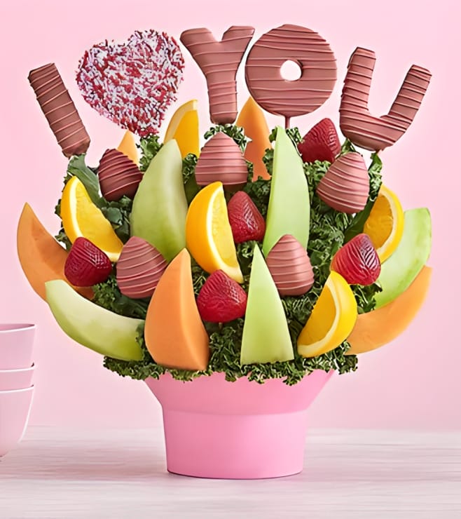 I Love You Fruit Bouquet