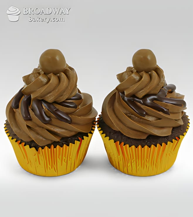 Two Mocha Cupcakes