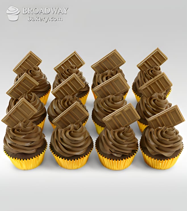 Chocolate Bomb - 12 Cupcakes