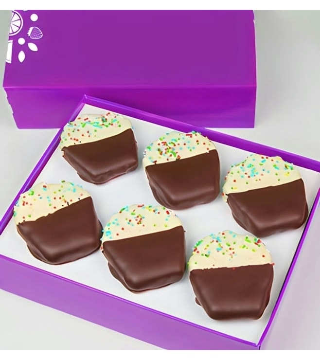 Confetti Cupcake Pineapple Box, Boxes of Chocolate Covered Fruit