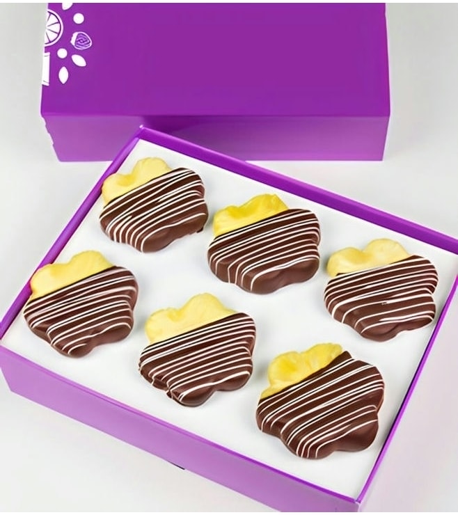 Swizzled  Chocolate Covered Pineapple Daisies, Anniversary