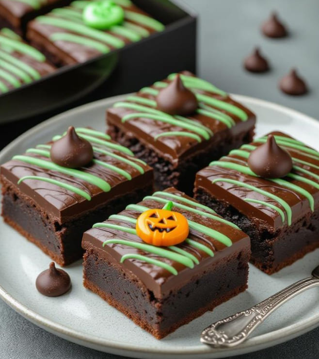 Jack’s Cocoa Glow Brownies, Halloween