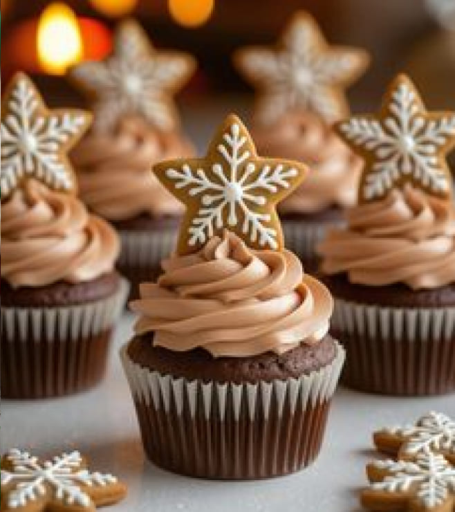 Jolly Season Cupcakes, Christmas Gifts