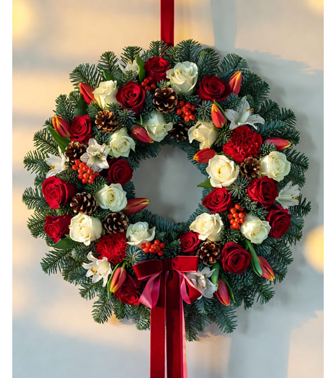 Joyous Petal Wreath, Christmas Gifts