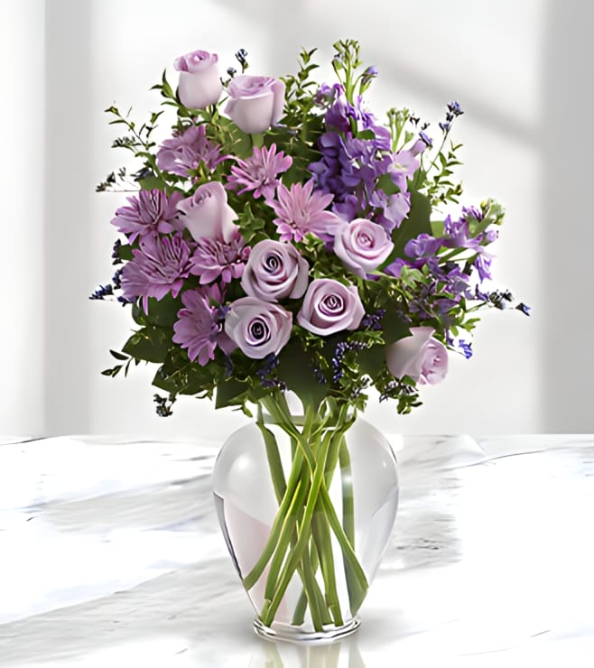 Lavender Awe Bouquet, Birthday