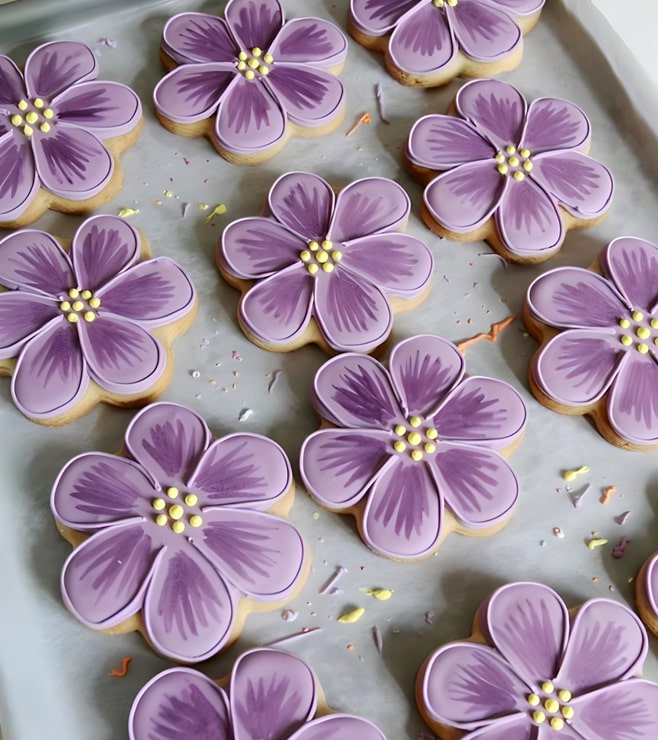 Lavender Blossom Cookies