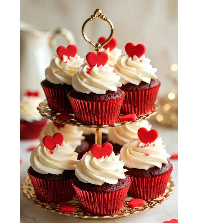 Let’s Fall in Love Cupcakes