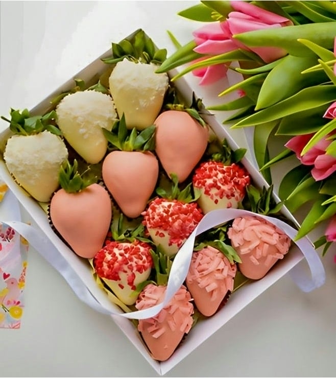 Passion Filled Dipped Strawberries, Anniversary