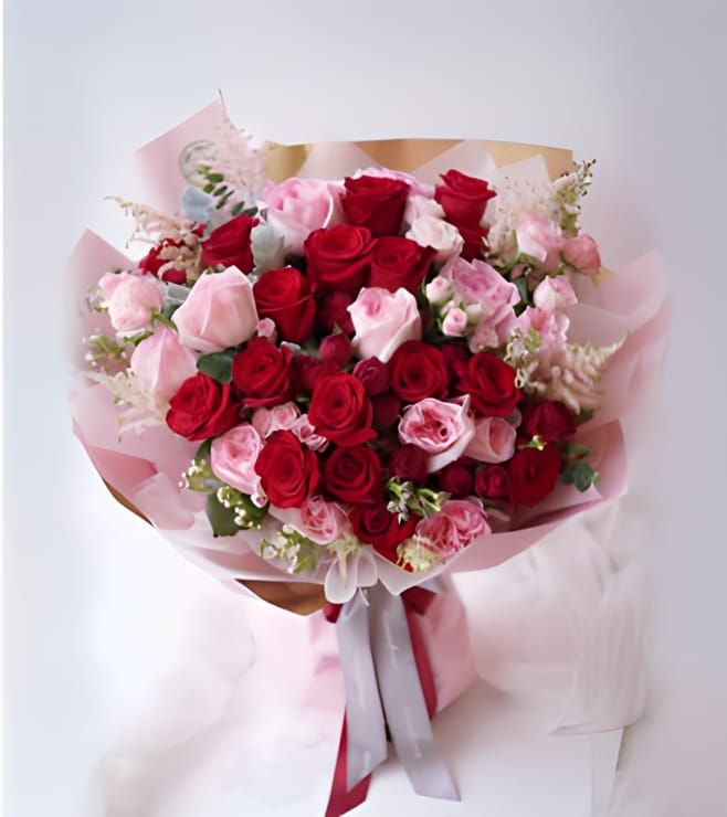 Love Me Tender Rose Bouquet, Luxury Collection