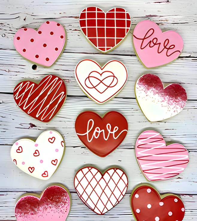 Love Hearts Cookies