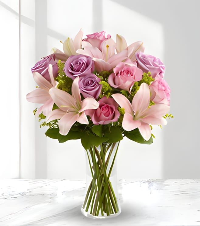 Love's Call Bouquet, Pink