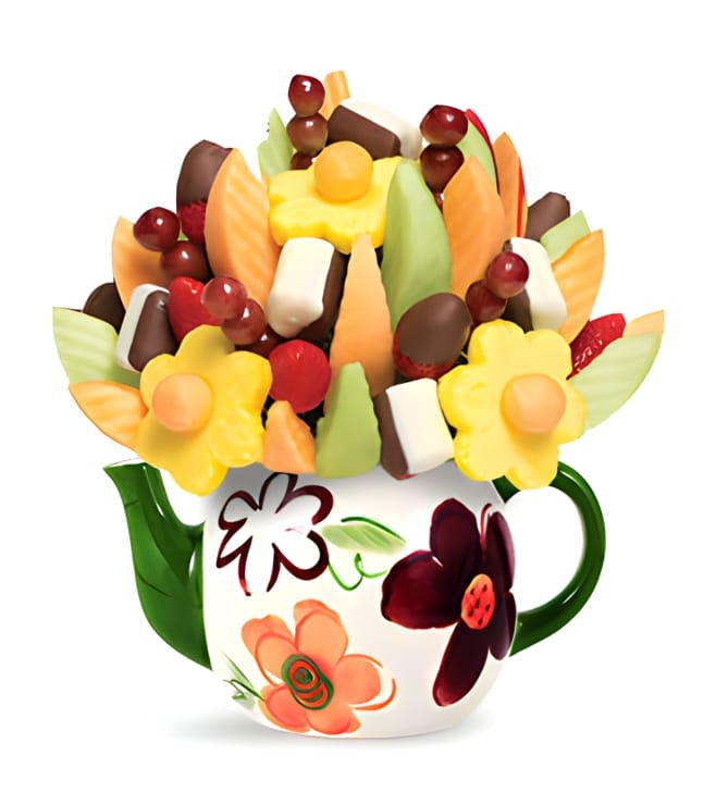 Lucky Teapot Fruit Bouquet