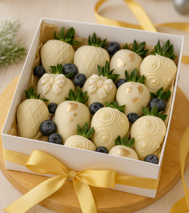 Luxe Toast Dipped Strawberries