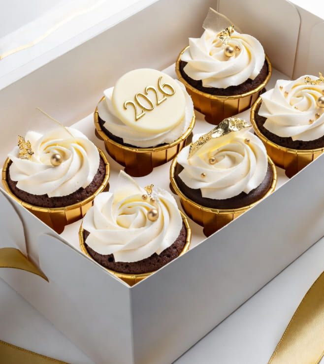 Luxe Year 2026 Cupcakes