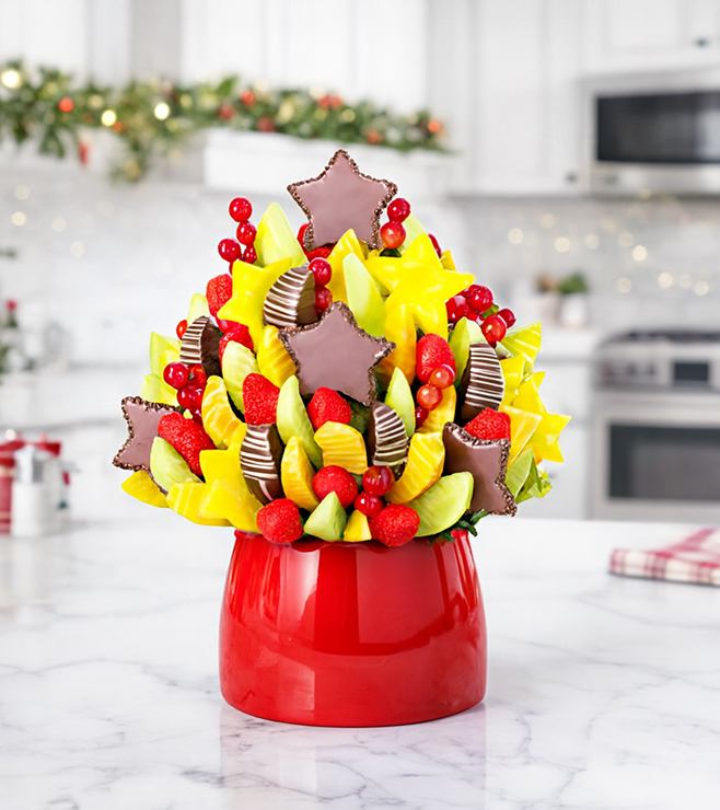 Merry Bright Christmas Fruit Bouquet, Christmas Gifts