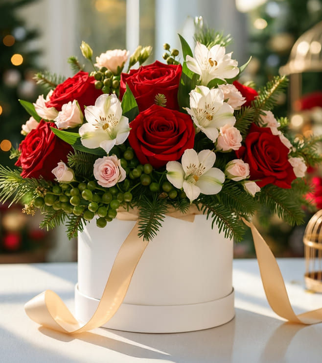 Merry Petal Hatbox, Christmas Gifts