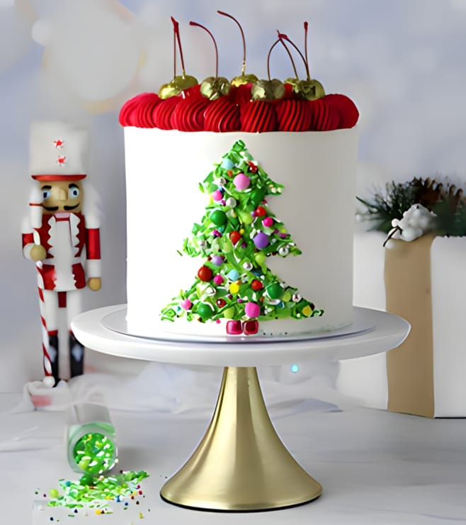 Merry On Christmas Cake, Christmas Gifts